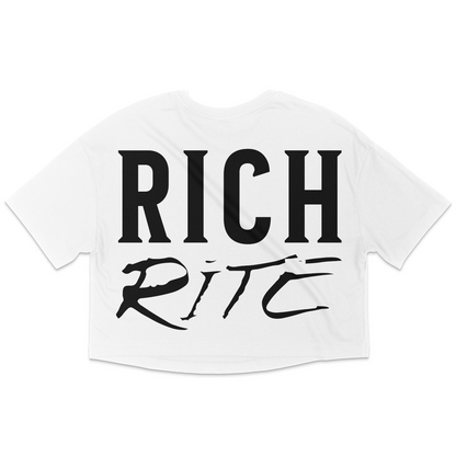 Rich Rite Front and Back Jersey Cropped Tshirt