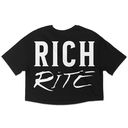 Rich Rite Front and Back Jersey Cropped Tshirt