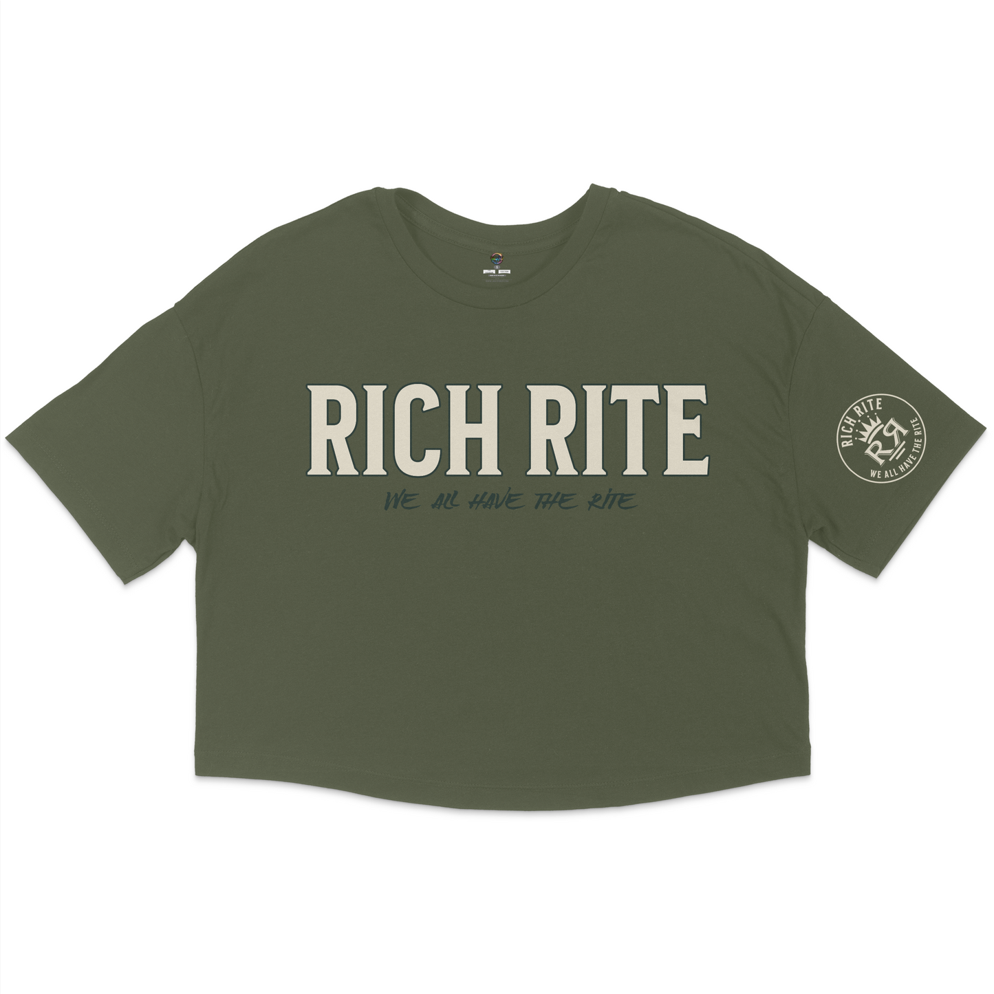 Rich Rite Jersey Cropped T-Shirt