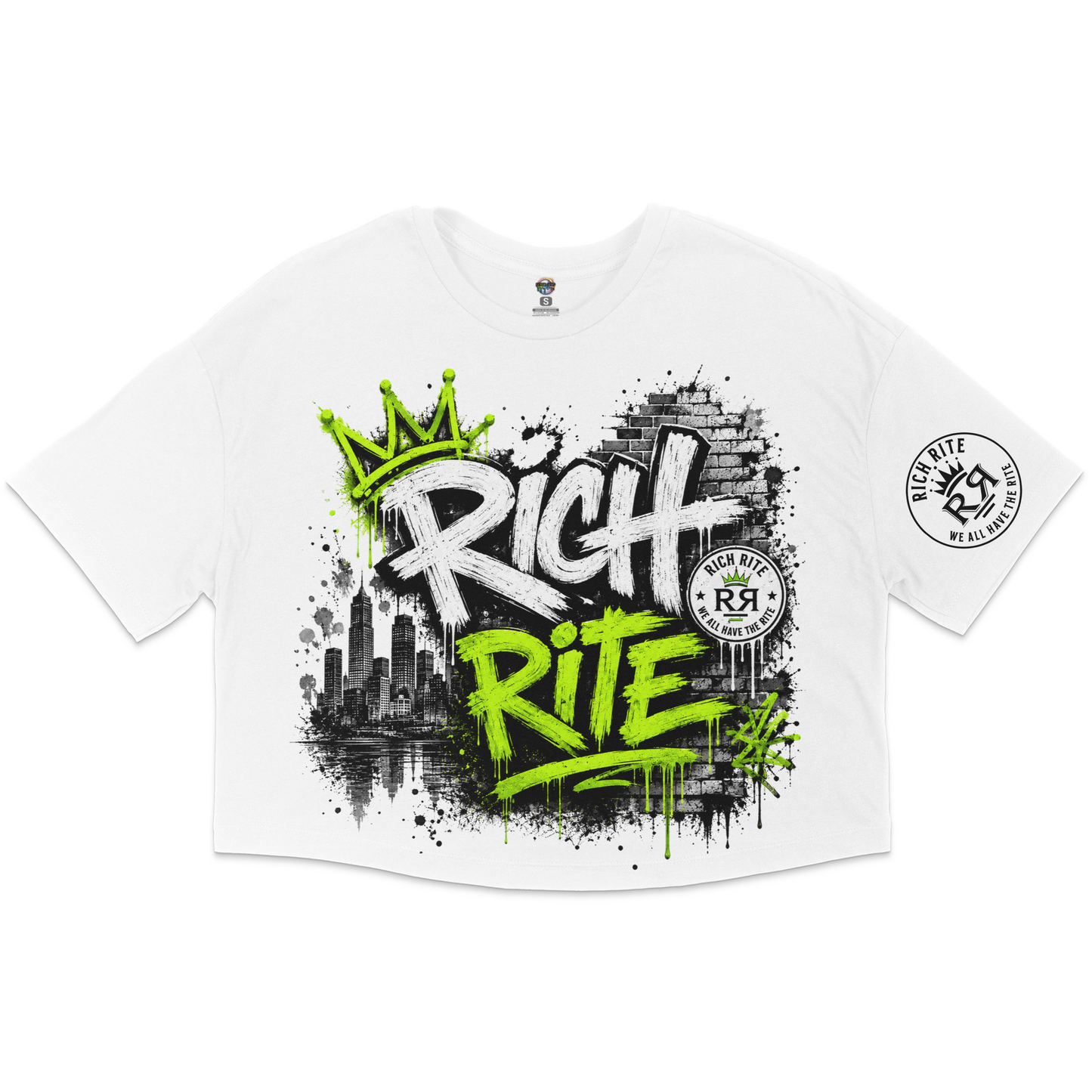 Rich Rite Jersey Cropped T-Shirt