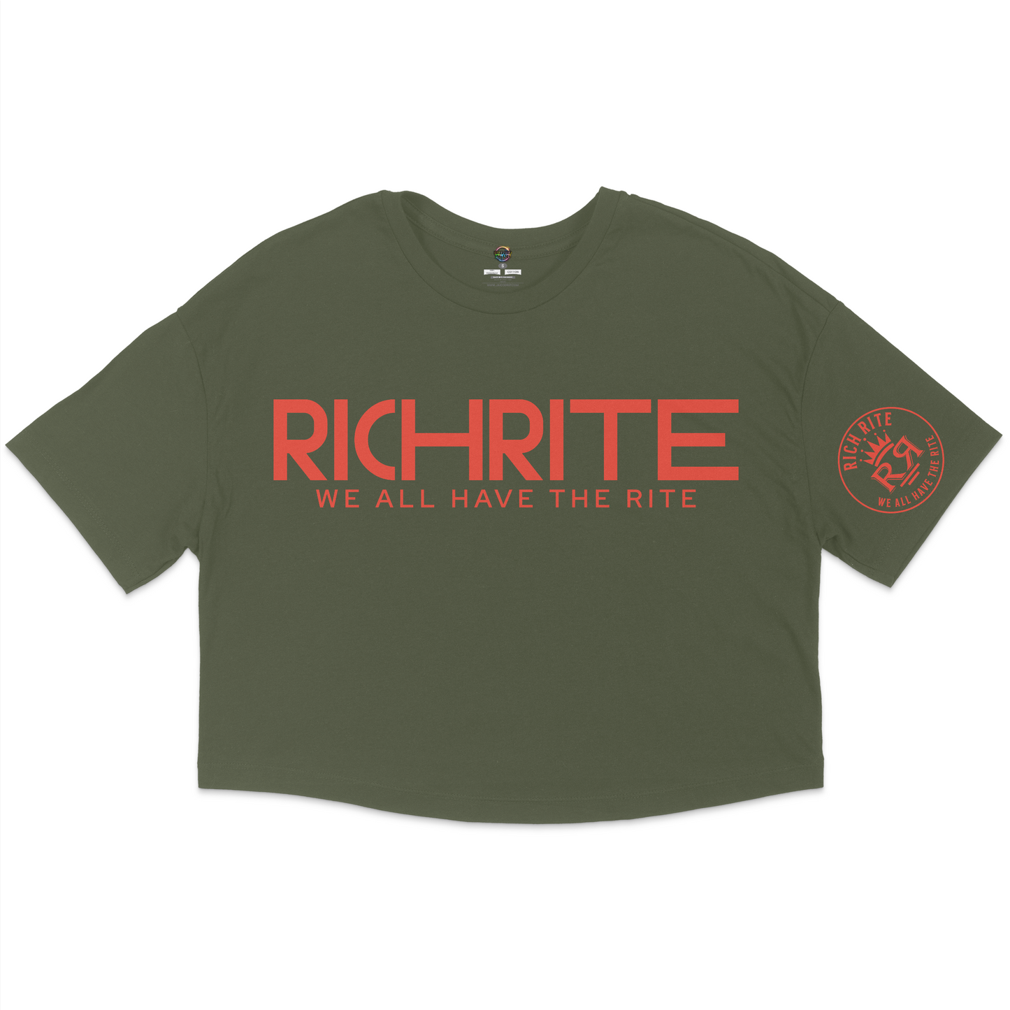 Rich Rite Jersey Cropped T-Shirt