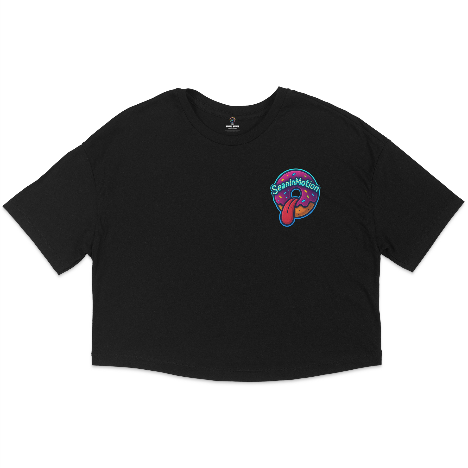 Team In Motion Front And Back Jersey Cropped T-Shirt