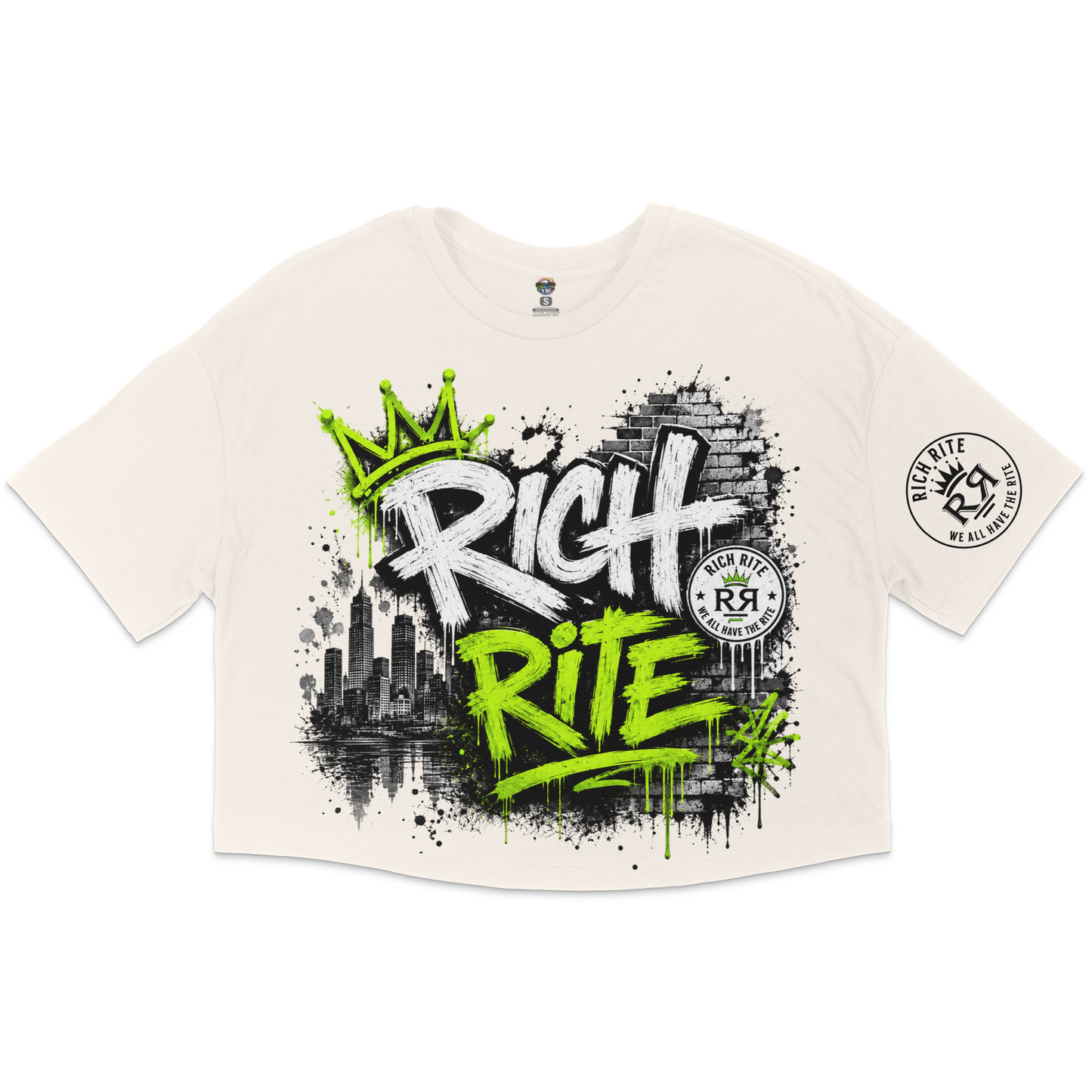Rich Rite Jersey Cropped T-Shirt