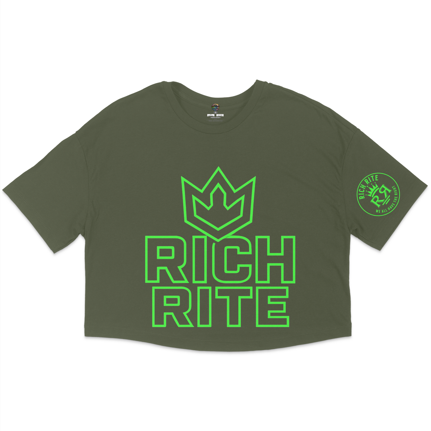 Rich Rite Crown Jersey Cropped T-Shirt