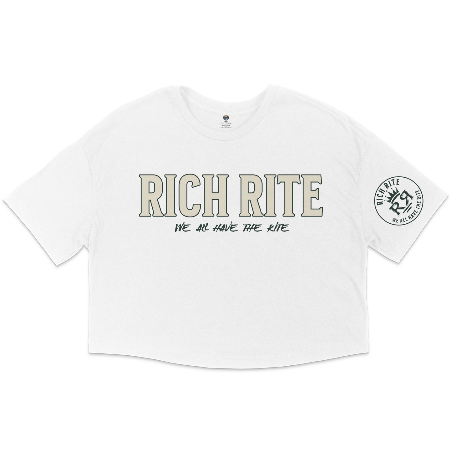 Rich Rite Jersey Cropped T-Shirt
