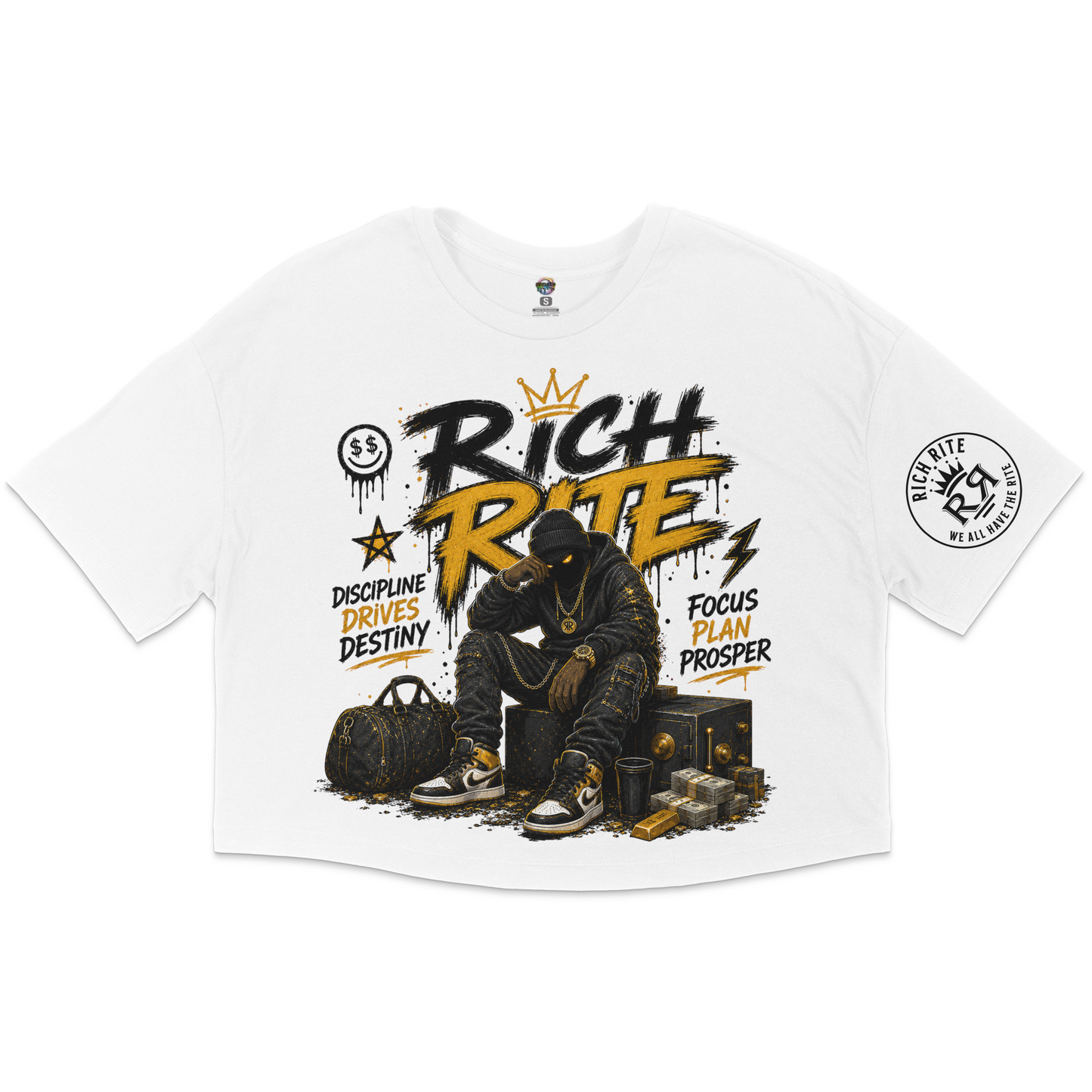 Rich Rite Jersey Cropped T-Shirt