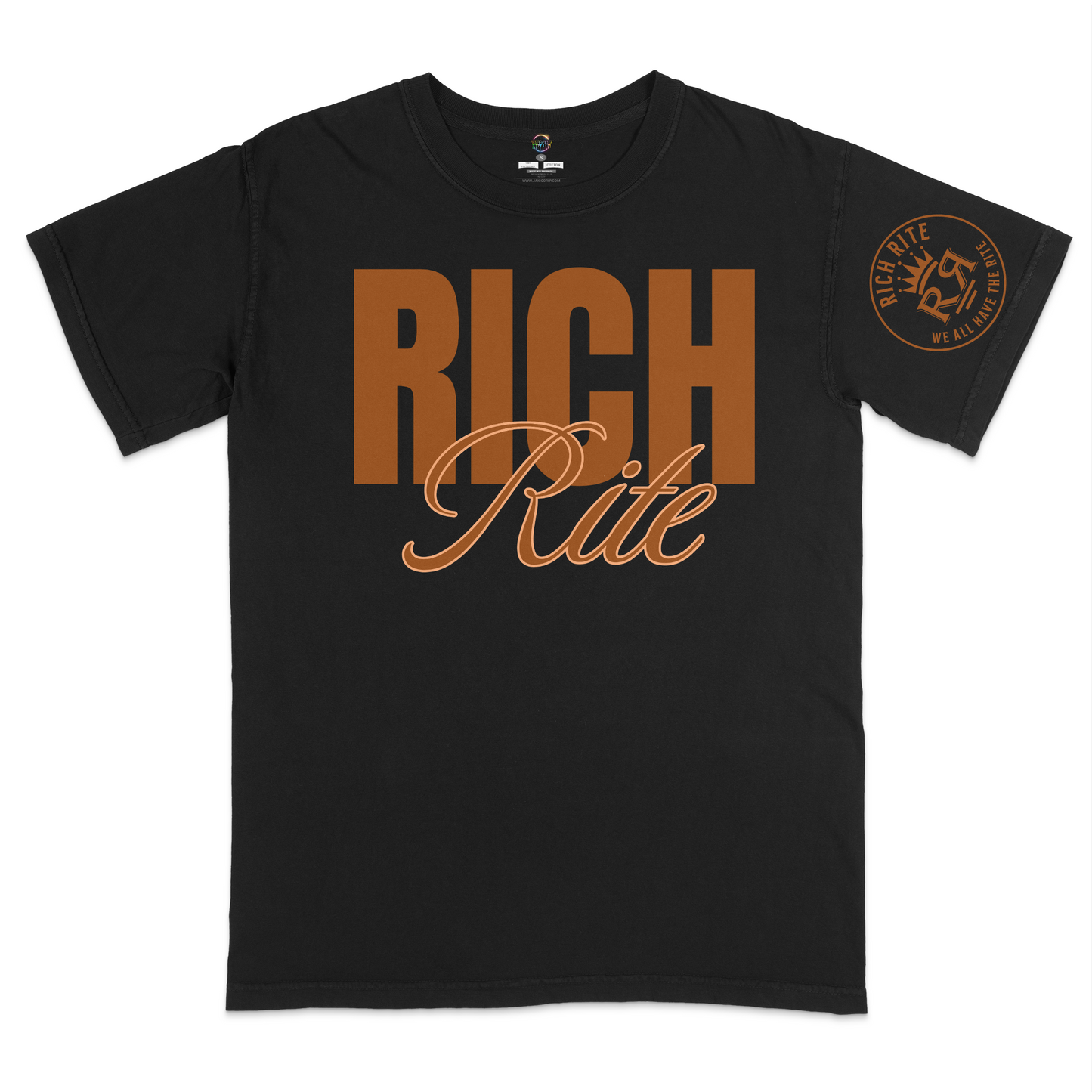 Rich Rite Chocolate Heavyweight Unisex T-Shirt