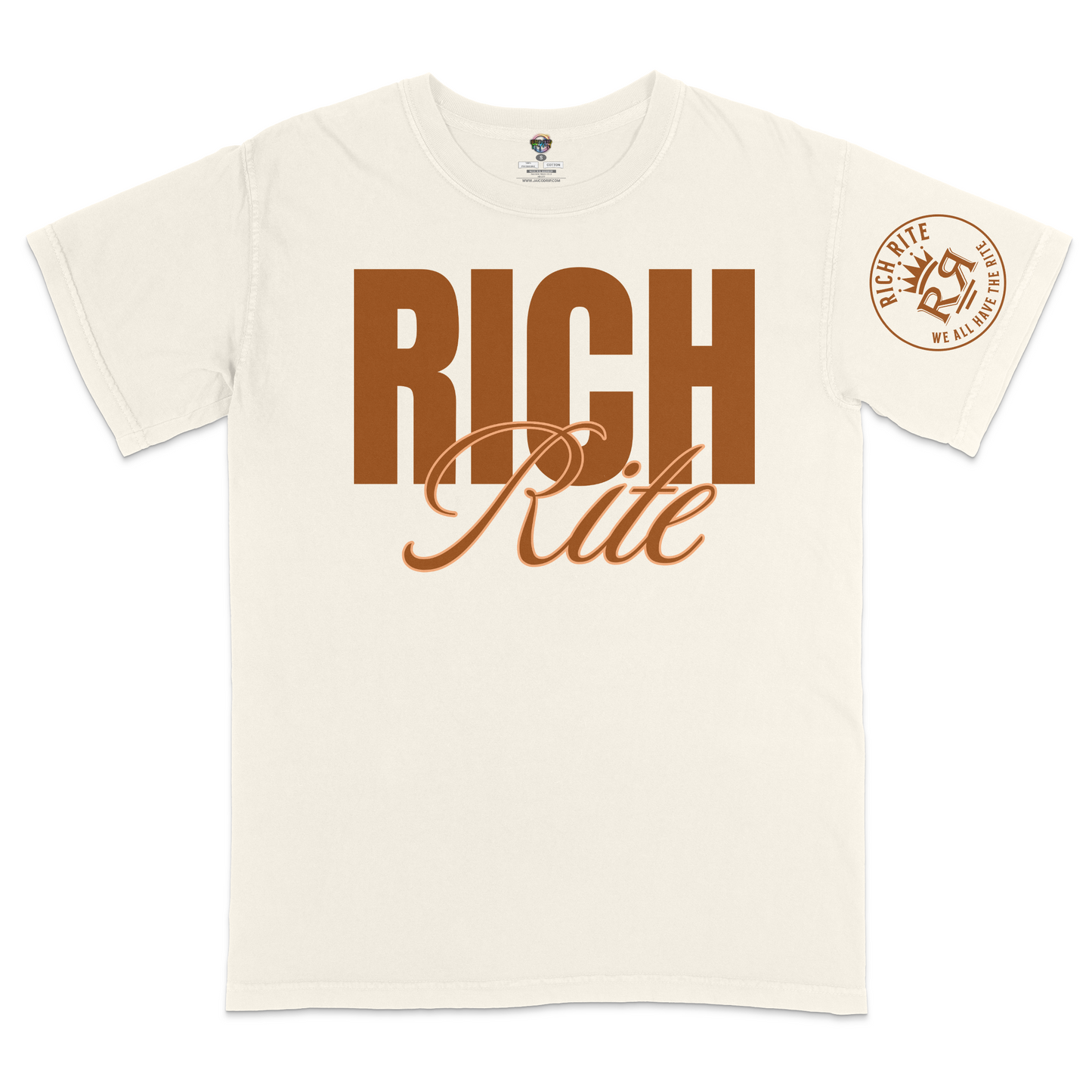 Rich Rite Chocolate Heavyweight Unisex T-Shirt