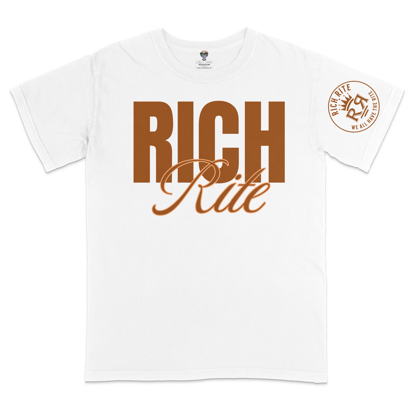 Rich Rite Chocolate Heavyweight Unisex T-Shirt