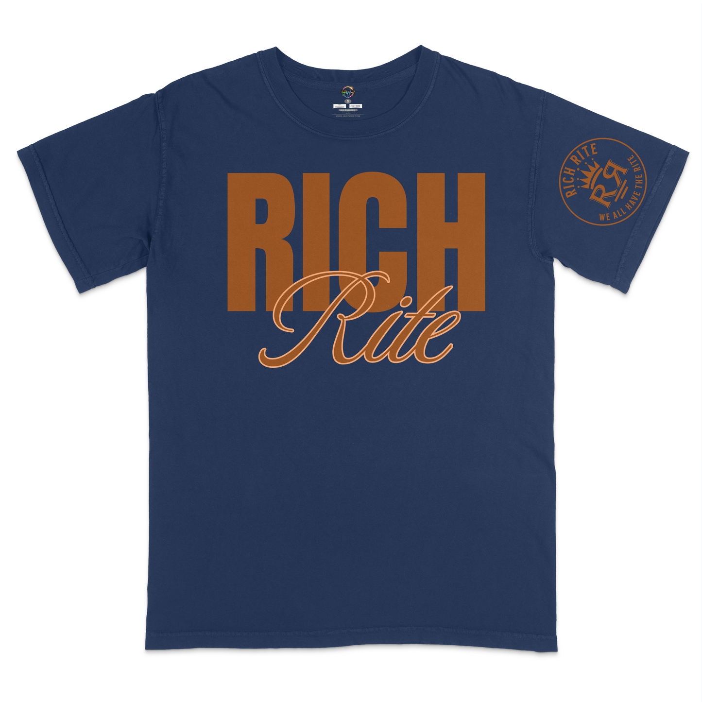 Rich Rite Chocolate Heavyweight Unisex T-Shirt