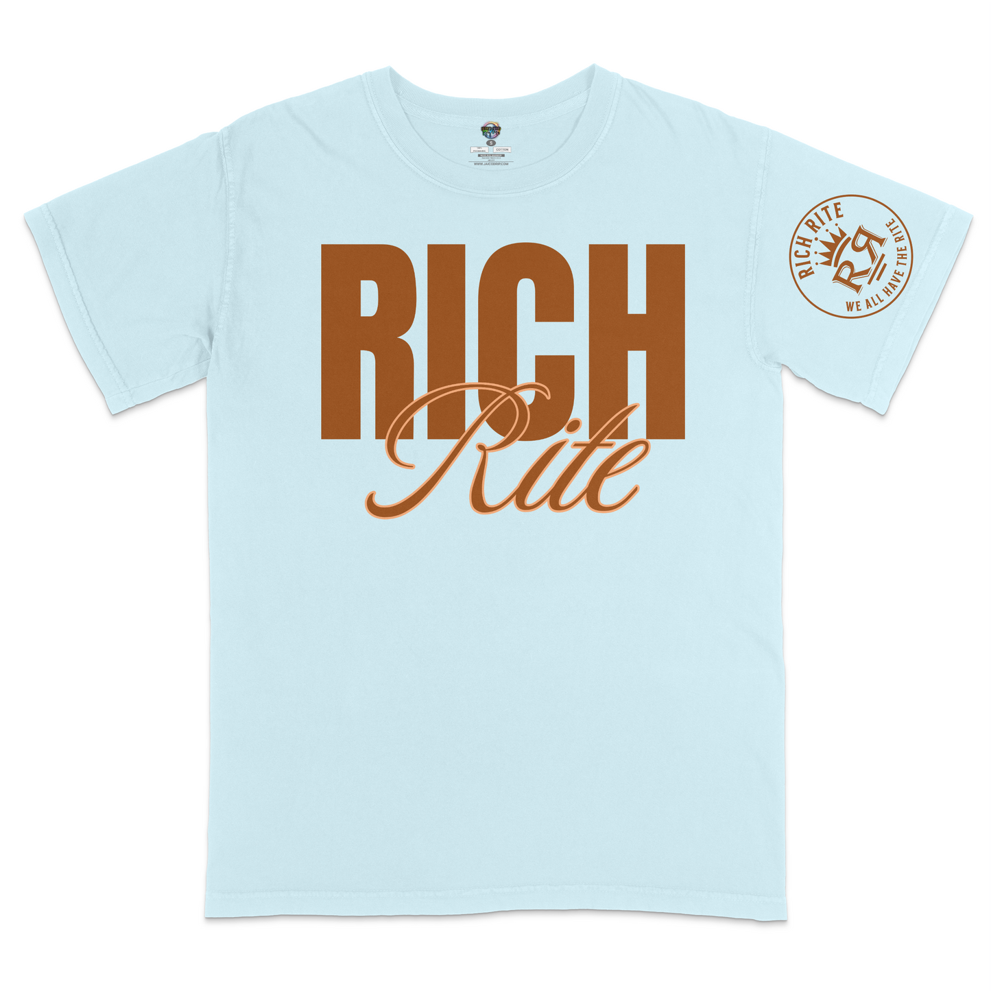Rich Rite Chocolate Heavyweight Unisex T-Shirt