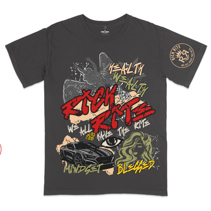 Rich Rite Front and Back Graphic Unisex T-shirt