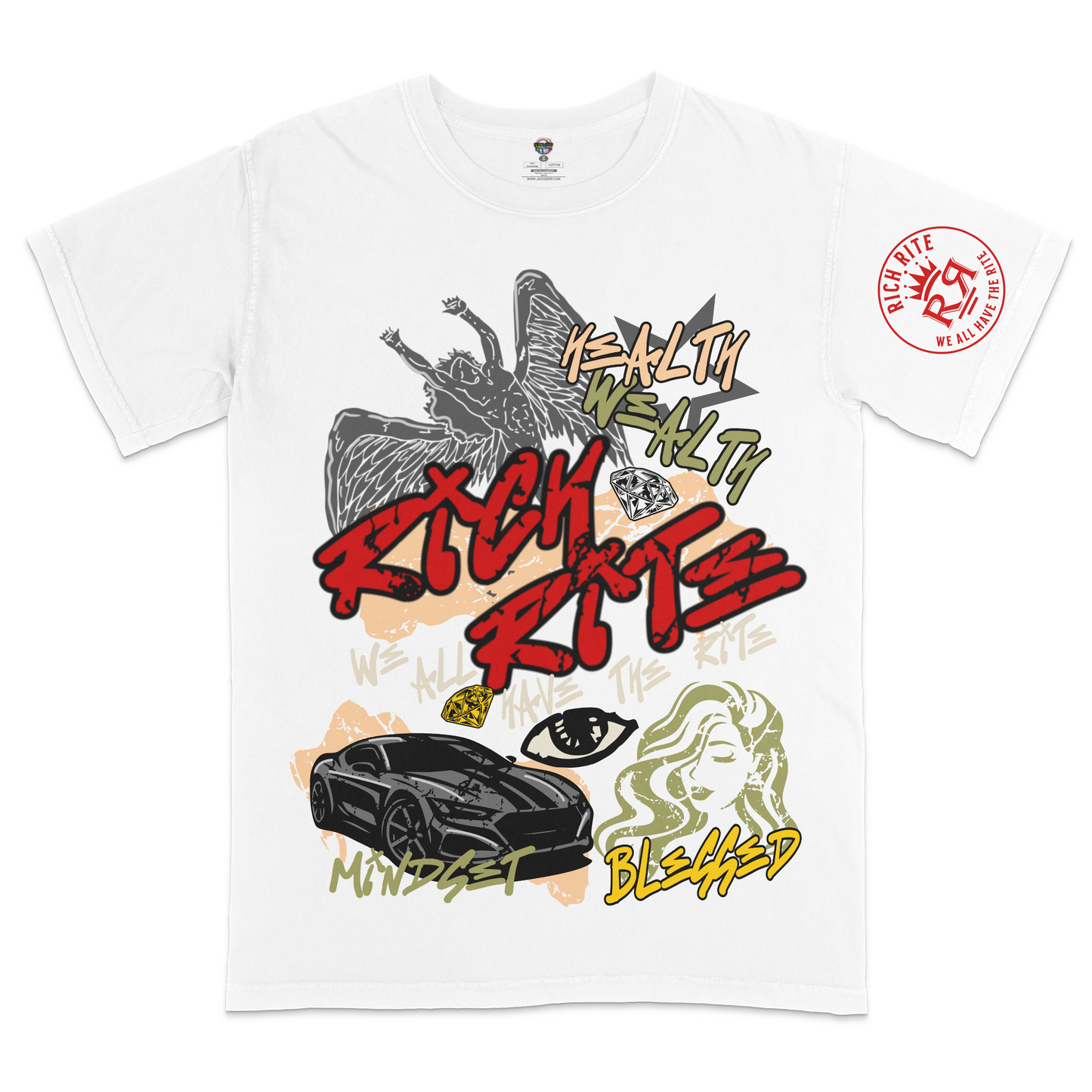 Rich Rite Front and Back Graphic Unisex T-shirt
