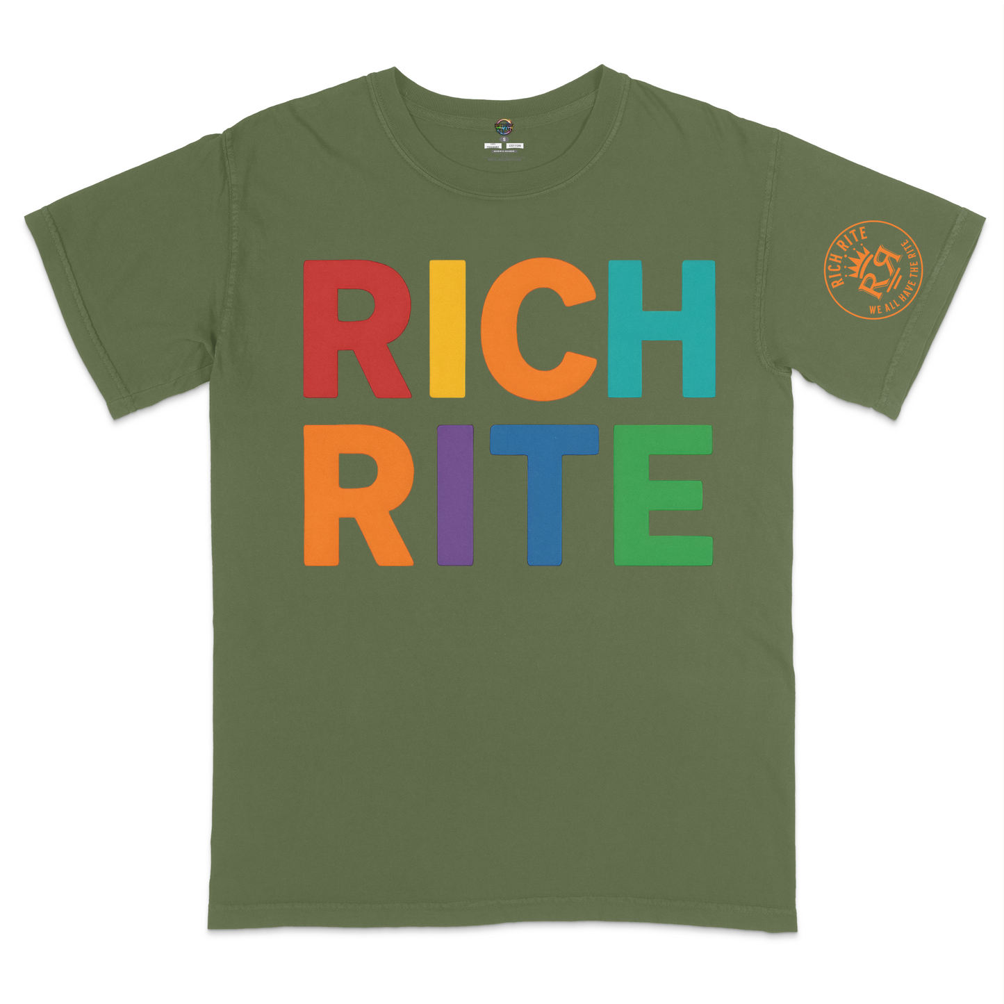 Rich Rite Colorful Heavyweight Unisex T-Shirt