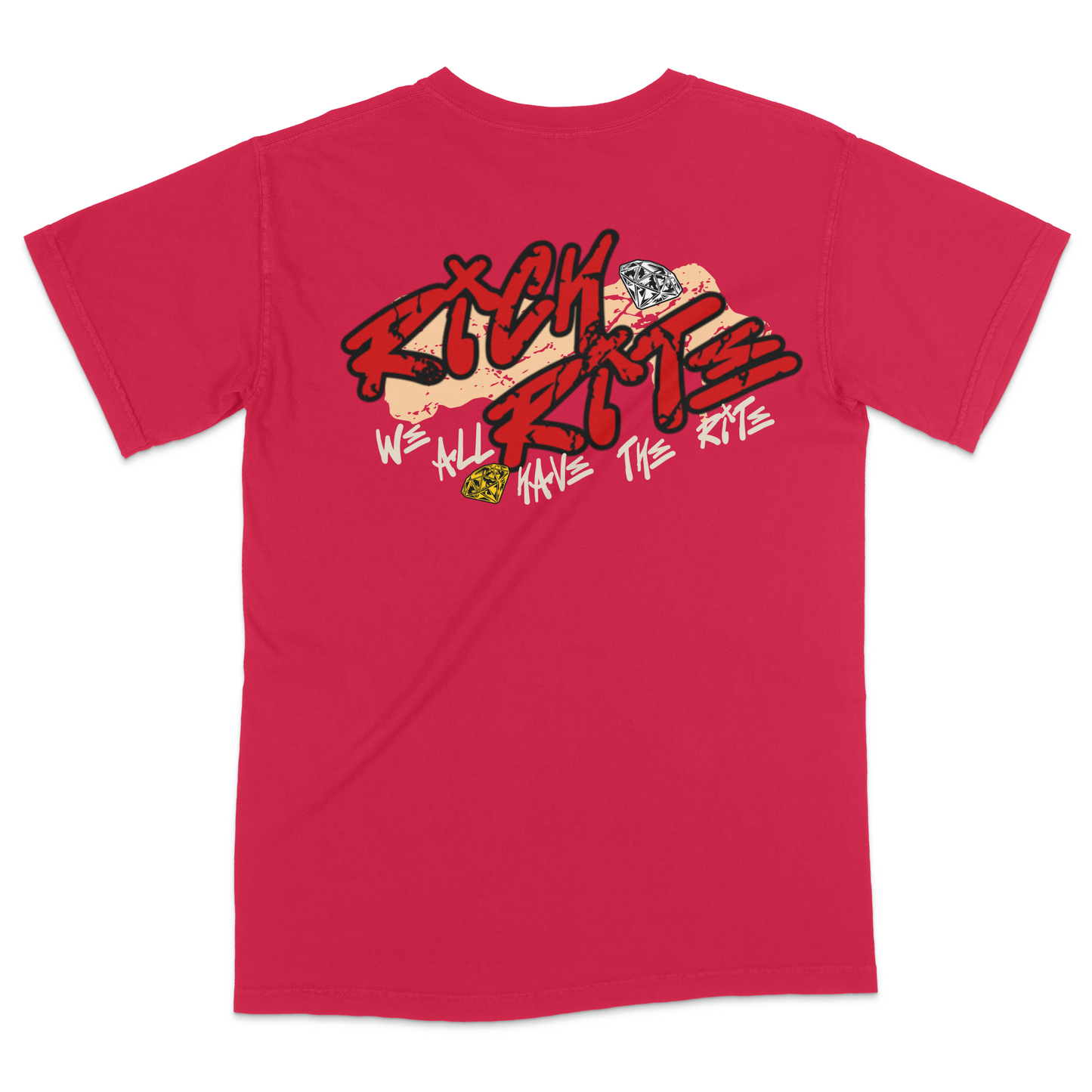 Rich Rite Front and Back Graphic Unisex T-shirt