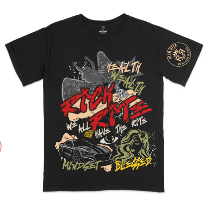 Rich Rite Front and Back Graphic Unisex T-shirt