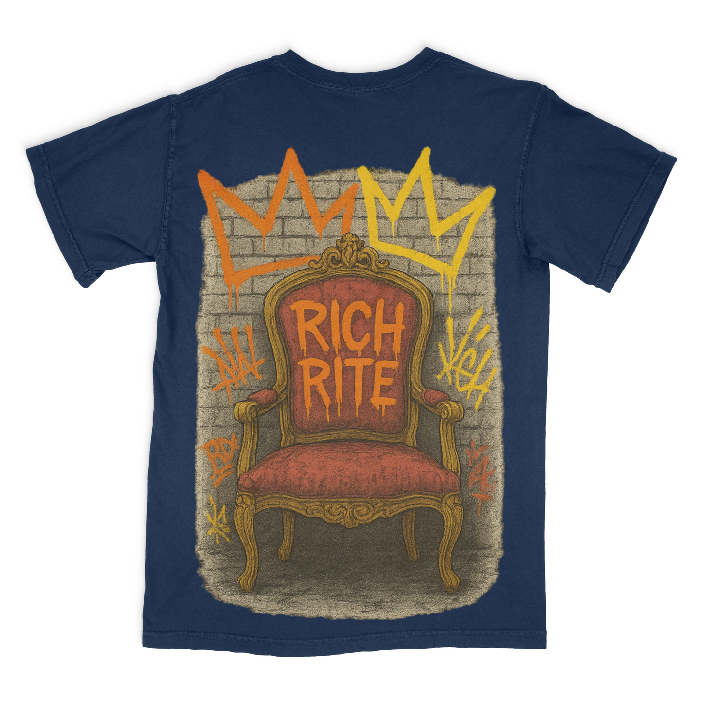 Rich Rite Crown Unisex Heavyweight Graphic T-Shirt