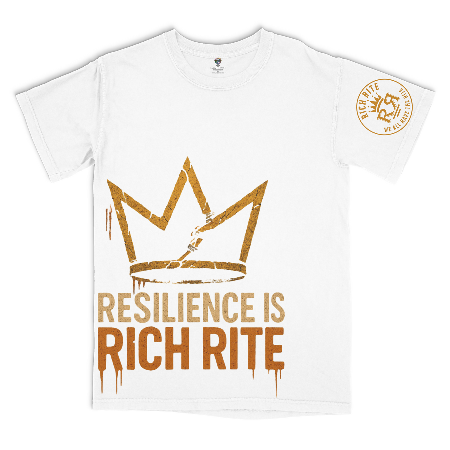 Resilience Is Rich Rite Heavyweight Unisex Graphic Tshirt