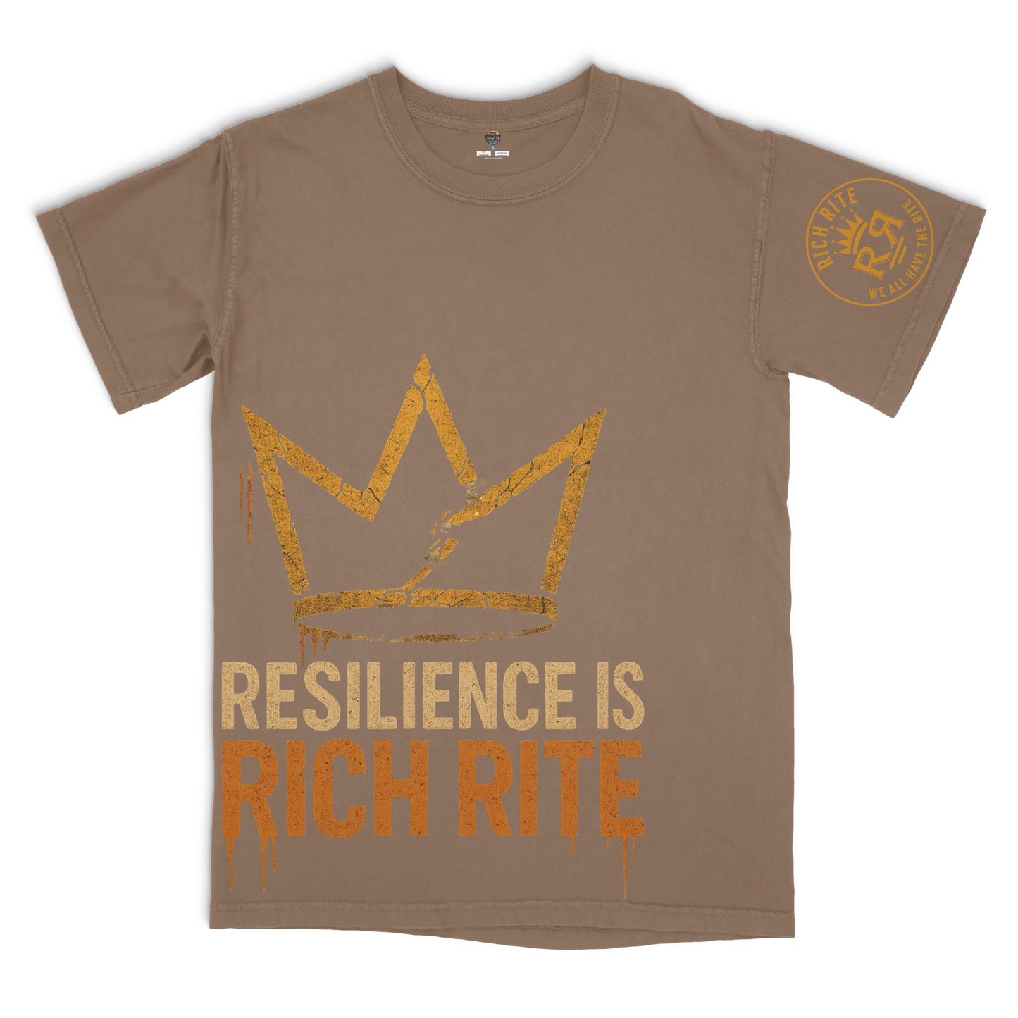 Resilience Is Rich Rite Heavyweight Unisex Graphic Tshirt