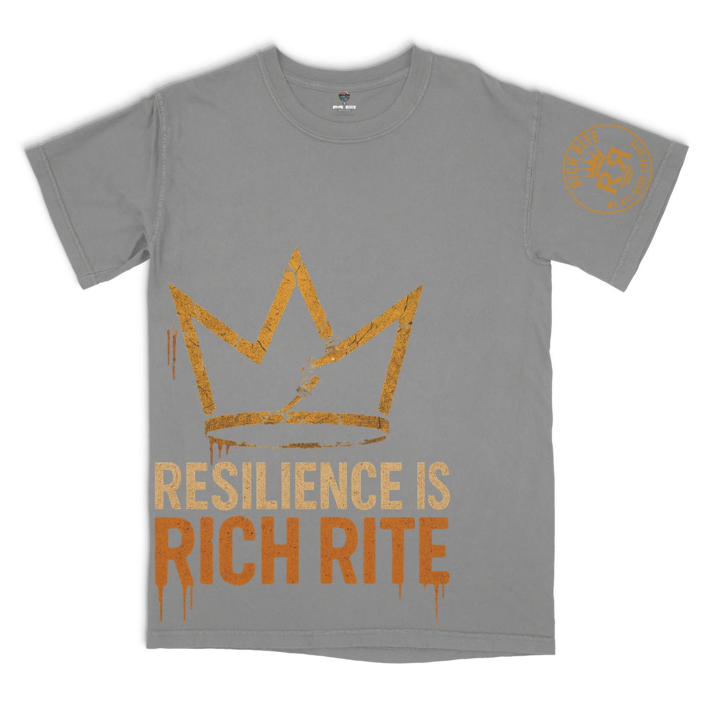 Resilience Is Rich Rite Heavyweight Unisex Graphic Tshirt