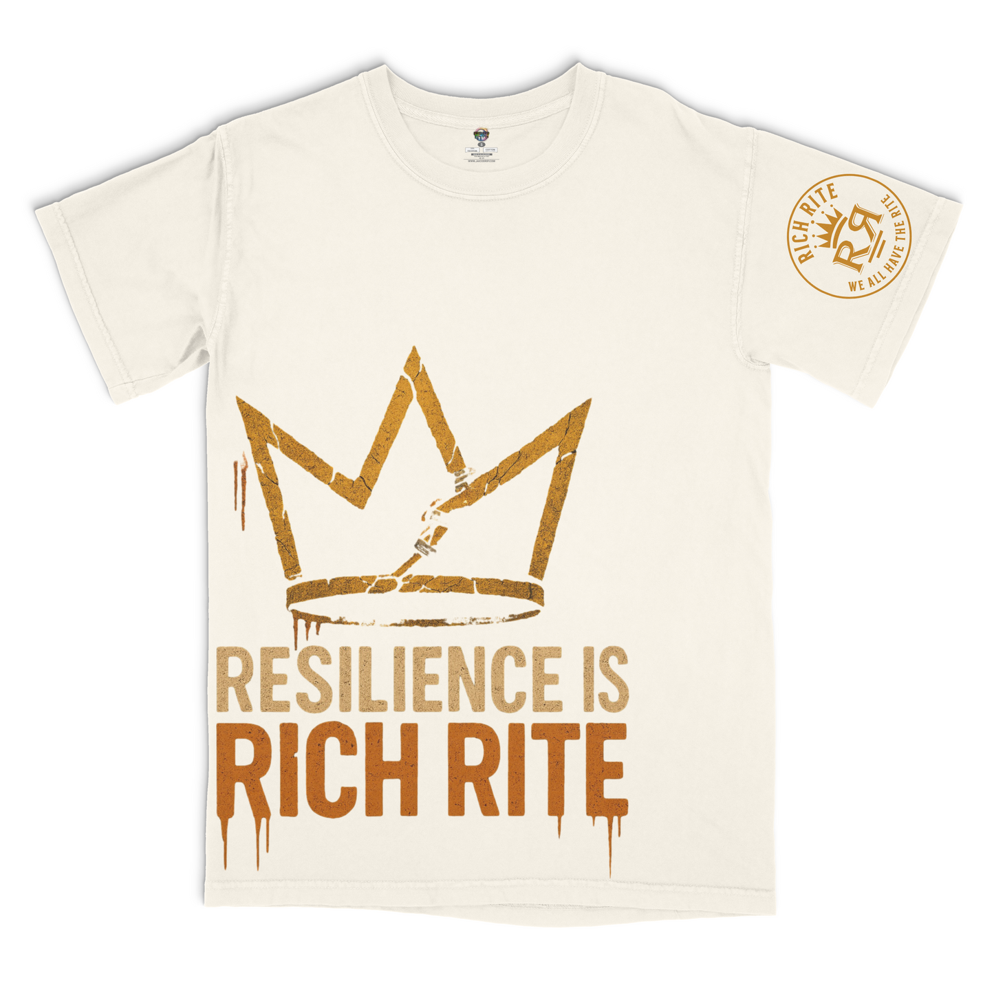 Resilience Is Rich Rite Heavyweight Unisex Graphic Tshirt