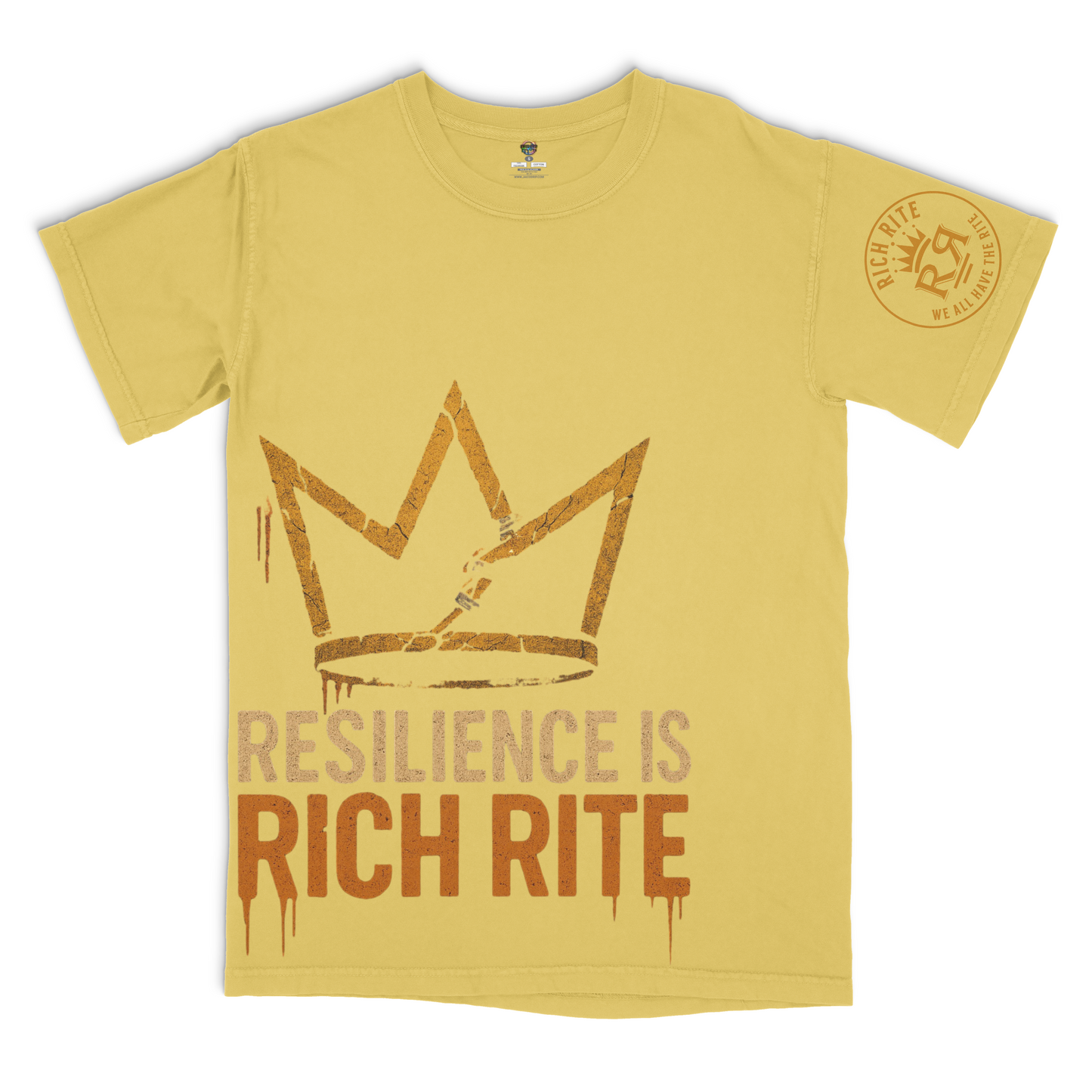 Resilience Is Rich Rite Heavyweight Unisex Graphic Tshirt