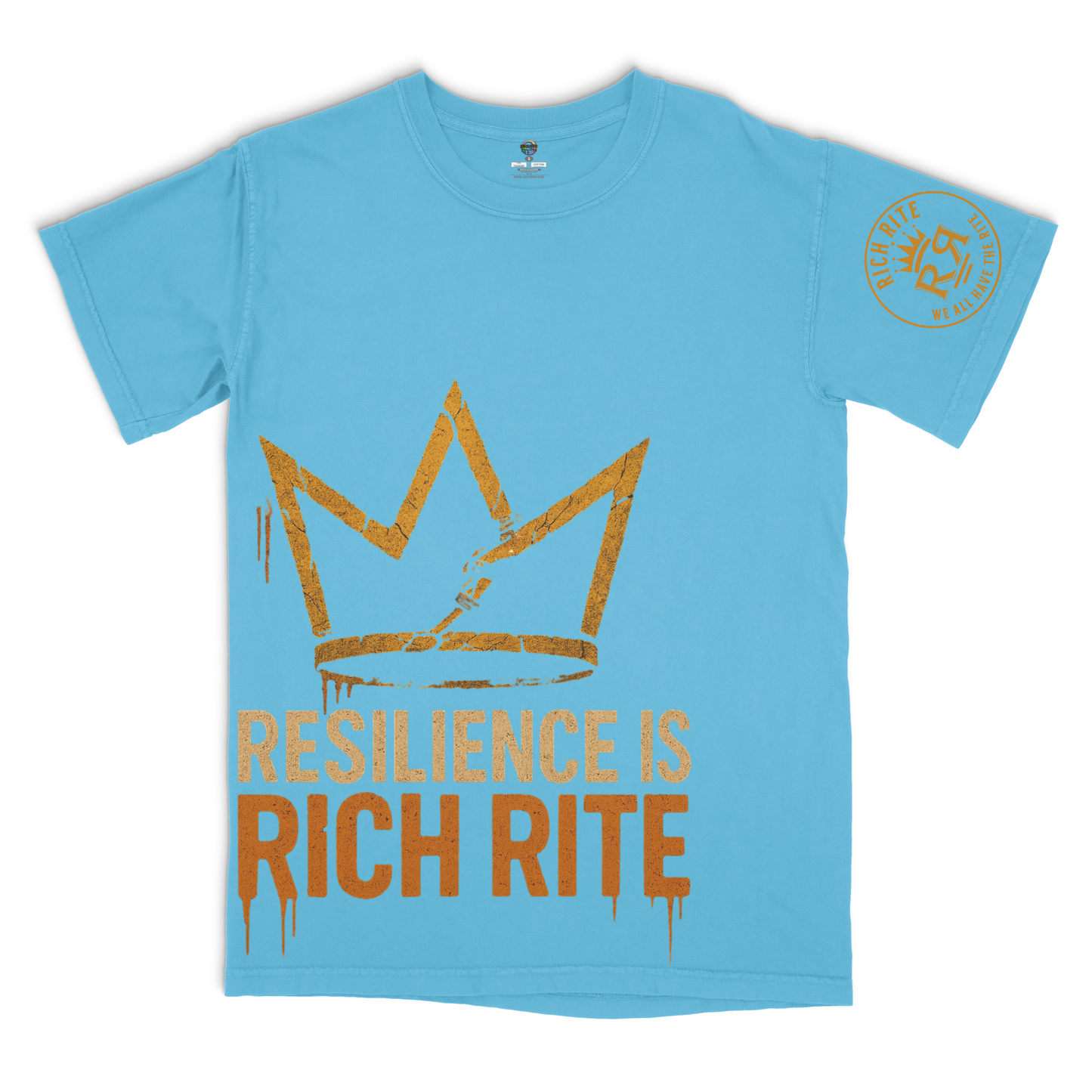 Resilience Is Rich Rite Heavyweight Unisex Graphic Tshirt