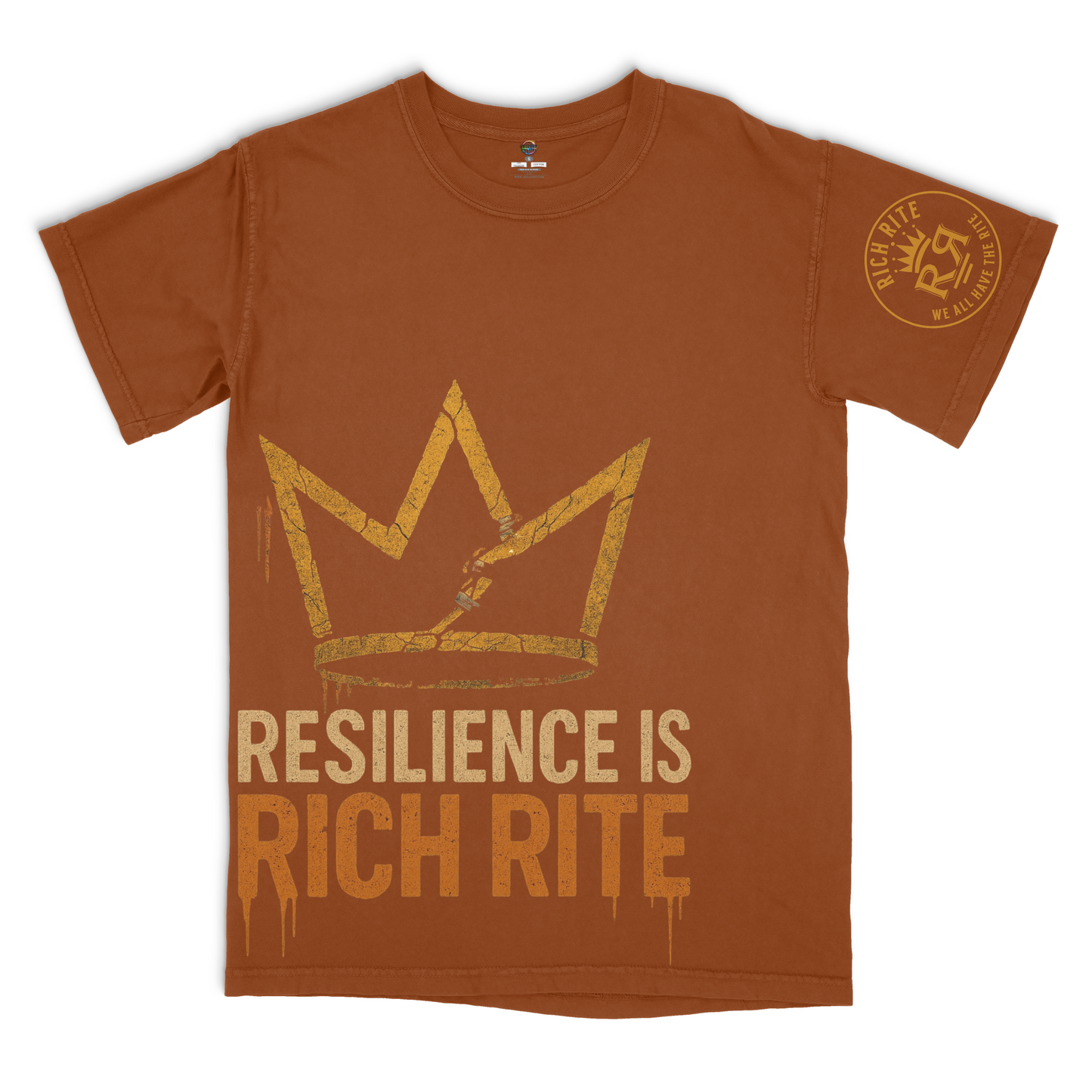 Resilience Is Rich Rite Heavyweight Unisex Graphic Tshirt