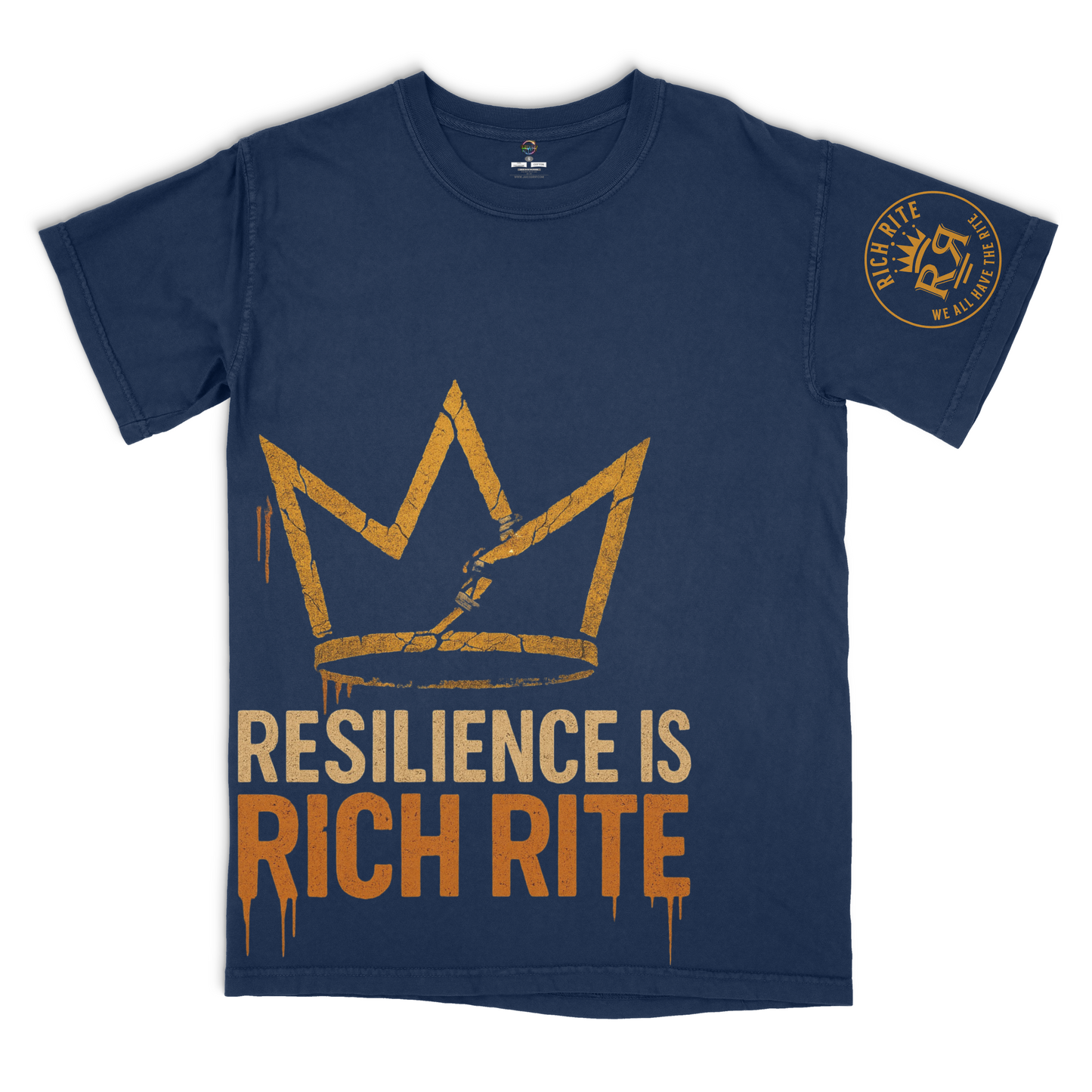 Resilience Is Rich Rite Heavyweight Unisex Graphic Tshirt