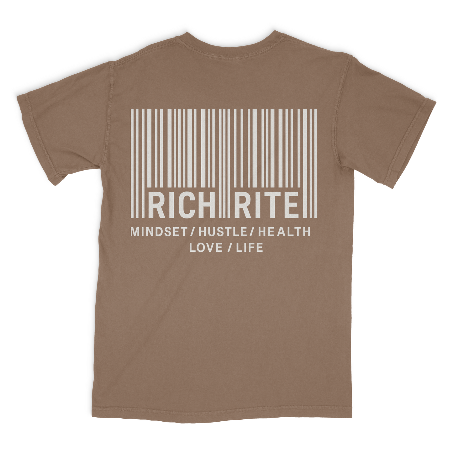 Rich Rite Barcode Heavyweight Unisex Graphic Tshirt