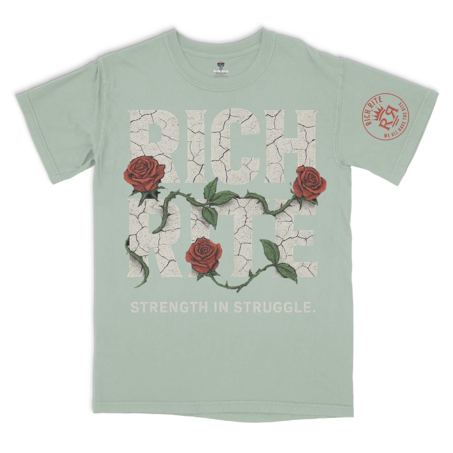 Rich Rite Rose Heavyweight Unisex Graphic Tshirt