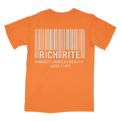 Rich Rite Barcode Heavyweight Unisex Graphic Tshirt