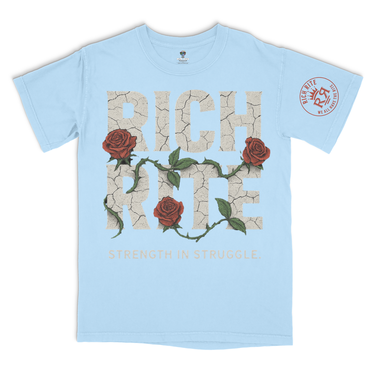 Rich Rite Rose Heavyweight Unisex Graphic Tshirt