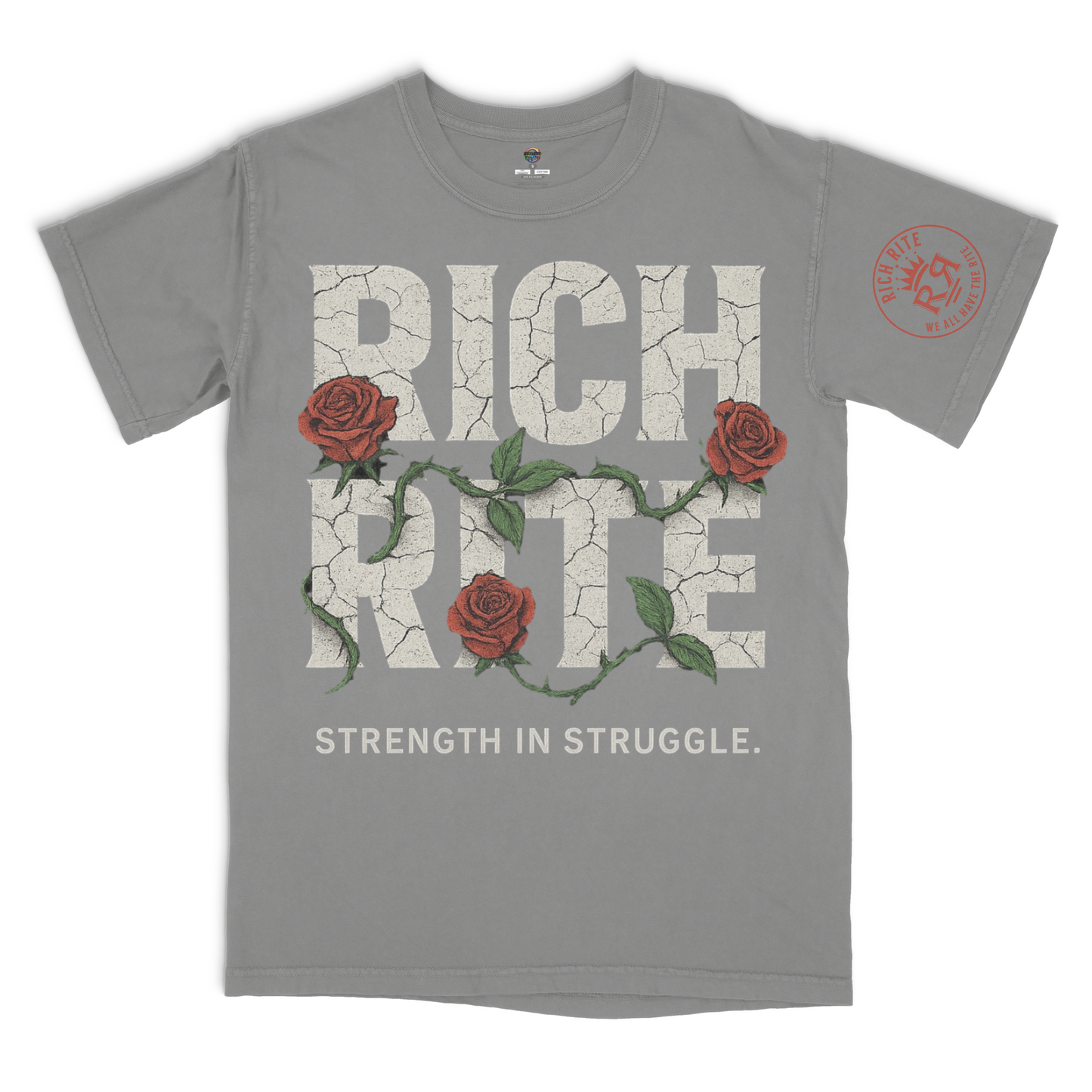 Rich Rite Rose Heavyweight Unisex Graphic Tshirt
