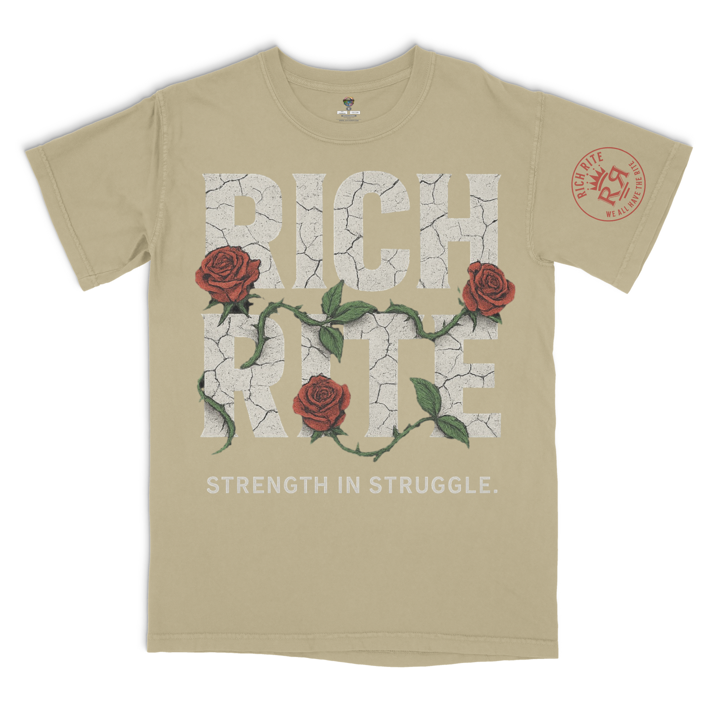 Rich Rite Rose Heavyweight Unisex Graphic Tshirt