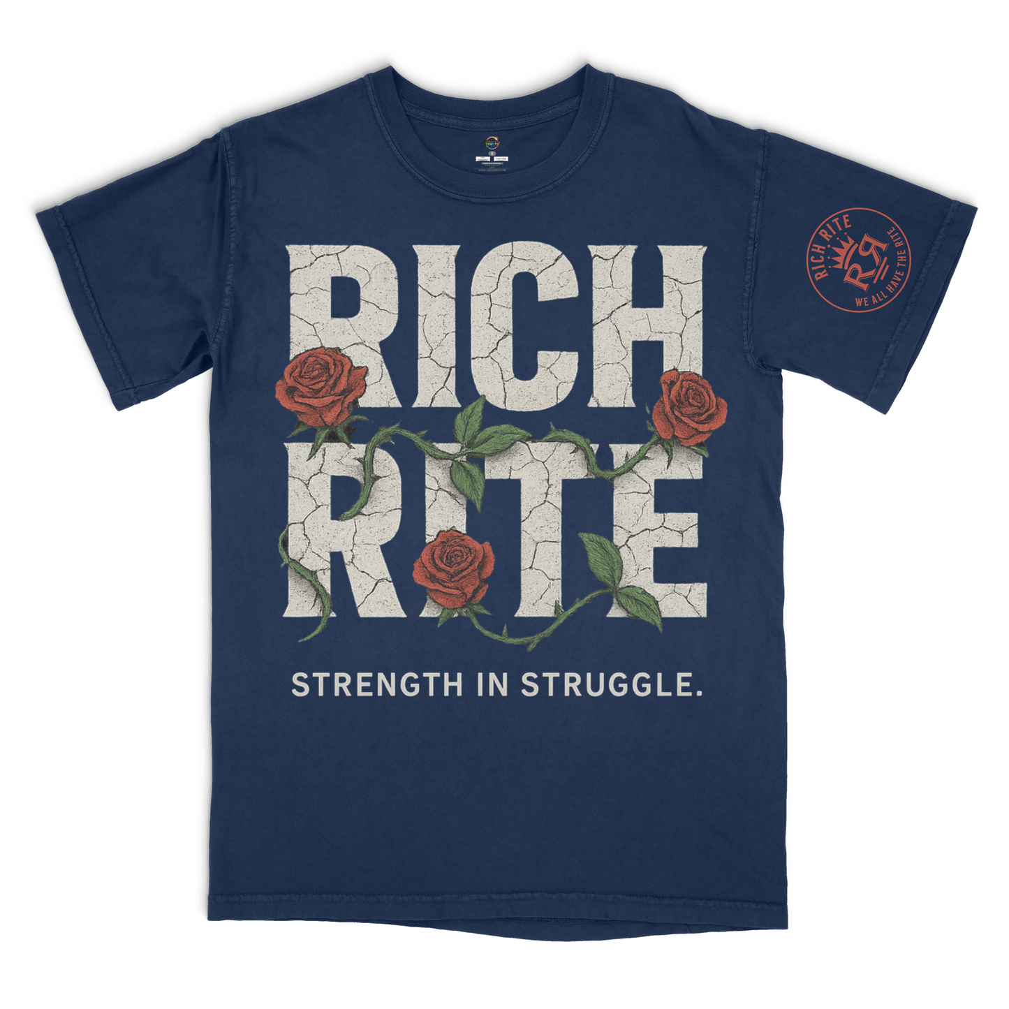 Rich Rite Rose Heavyweight Unisex Graphic Tshirt
