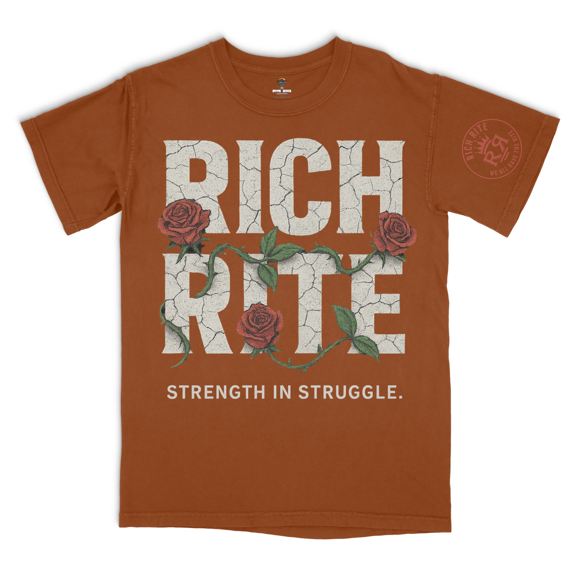 Rich Rite Rose Heavyweight Unisex Graphic Tshirt