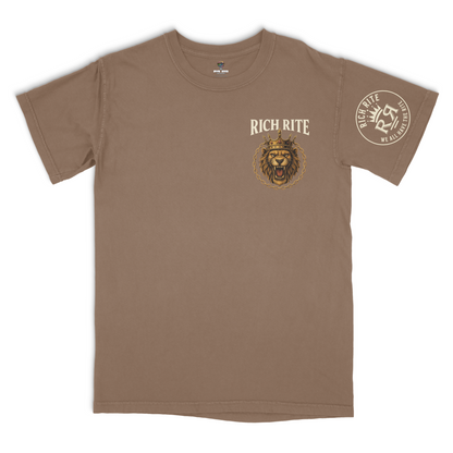 Rich Rite Lion Heavyweight Unisex Graphic Tshirt