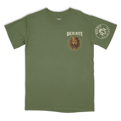 Rich Rite Lion Heavyweight Unisex Graphic Tshirt