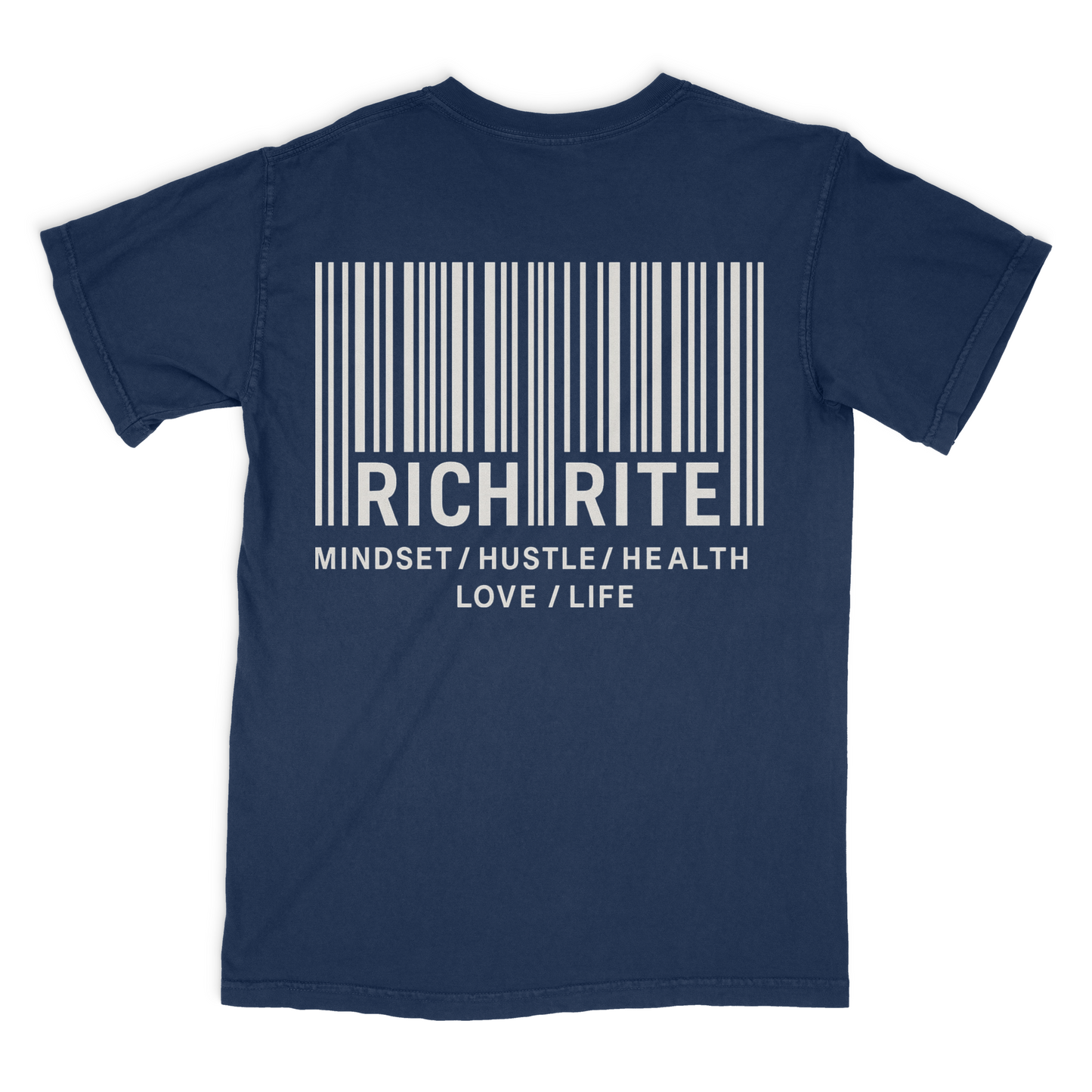 Rich Rite Barcode Heavyweight Unisex Graphic Tshirt