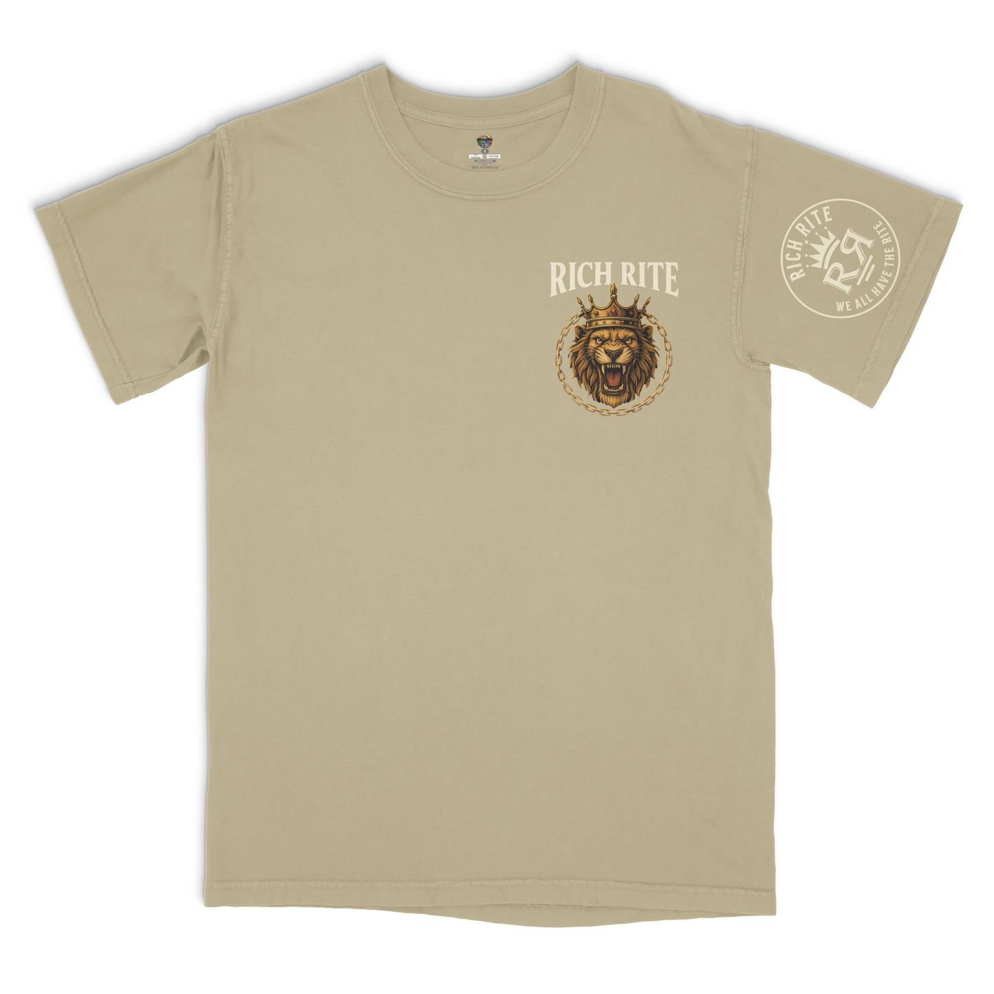 Rich Rite Lion Heavyweight Unisex Graphic Tshirt