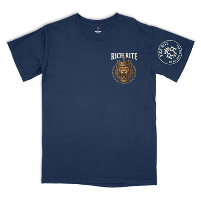 Rich Rite Lion Heavyweight Unisex Graphic Tshirt