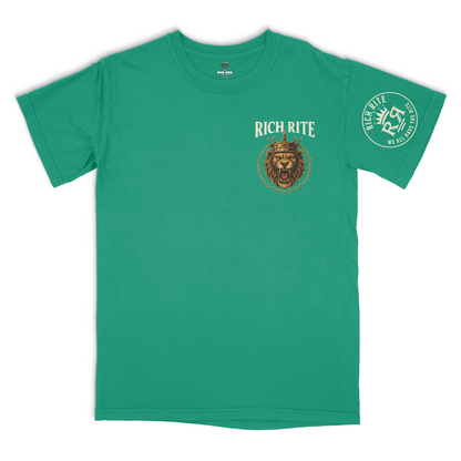 Rich Rite Lion Heavyweight Unisex Graphic Tshirt