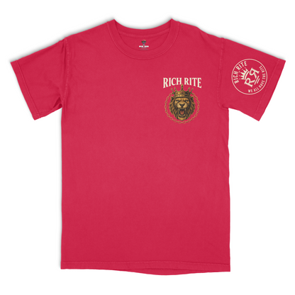Rich Rite Lion Heavyweight Unisex Graphic Tshirt