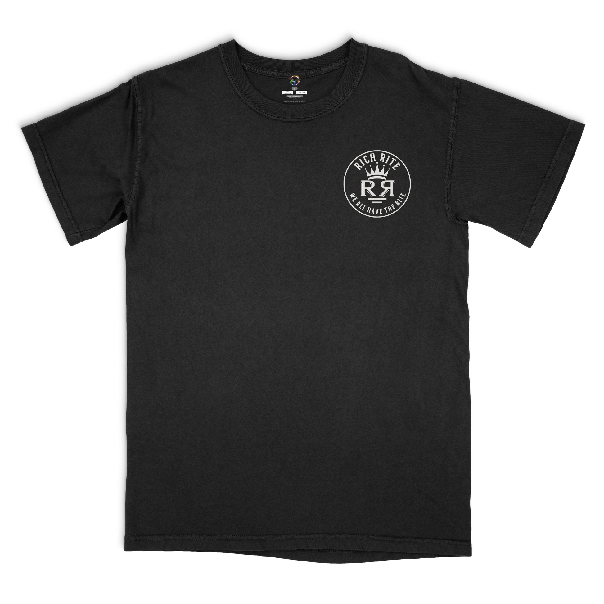 Rich Rite Barcode Heavyweight Unisex Graphic Tshirt