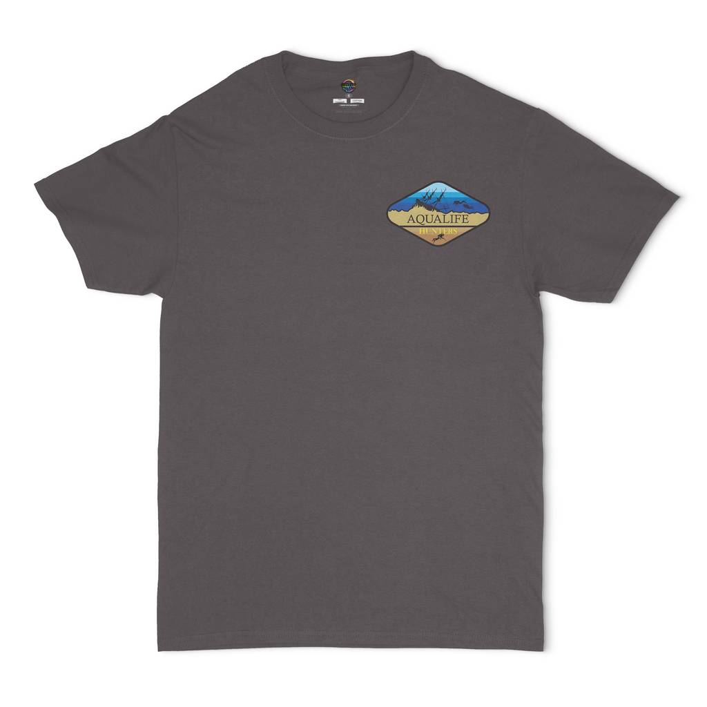AquaLife Hunters logo Front and Back Unisex T-Shirt