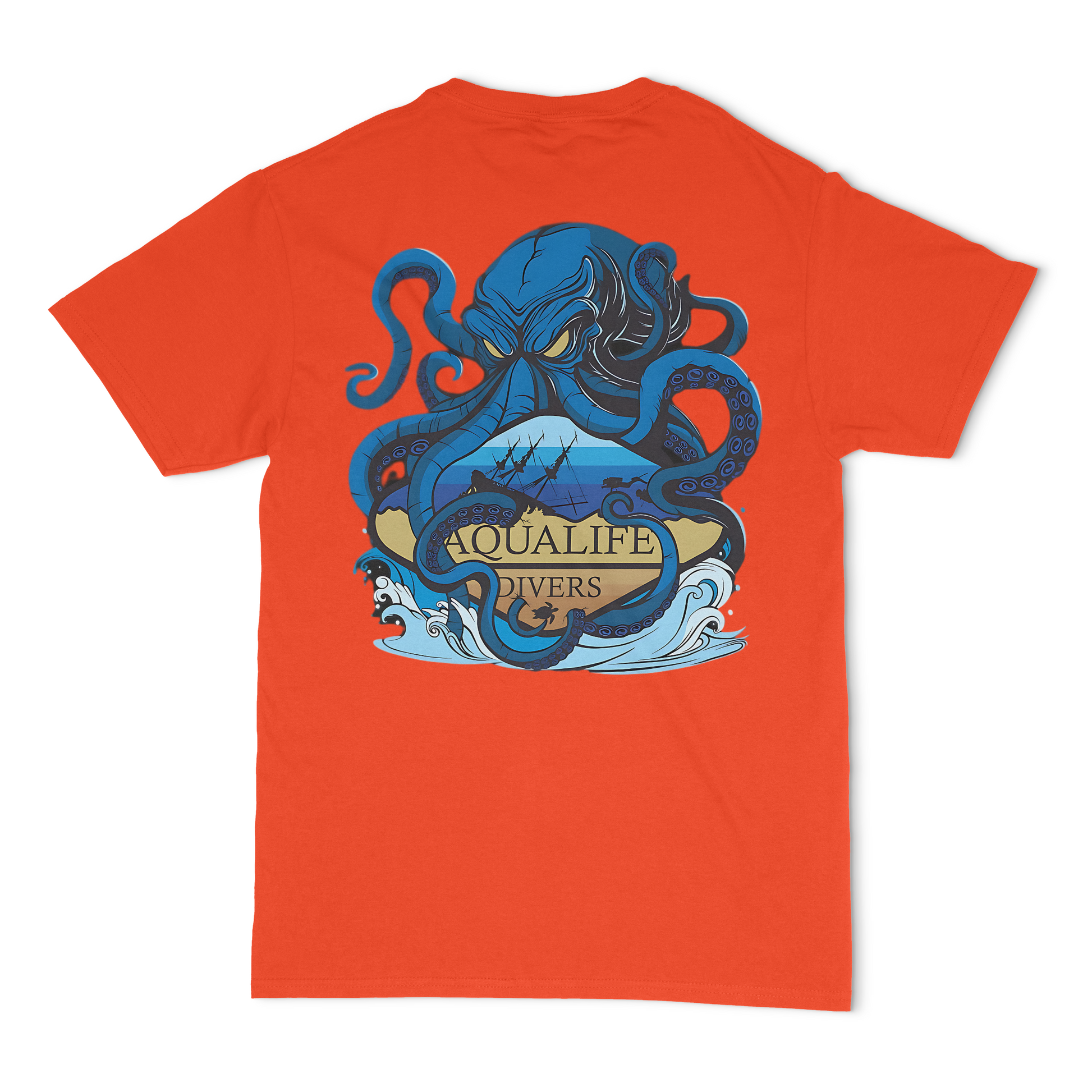 AquaLife Divers Front and Back Logo T-shirt