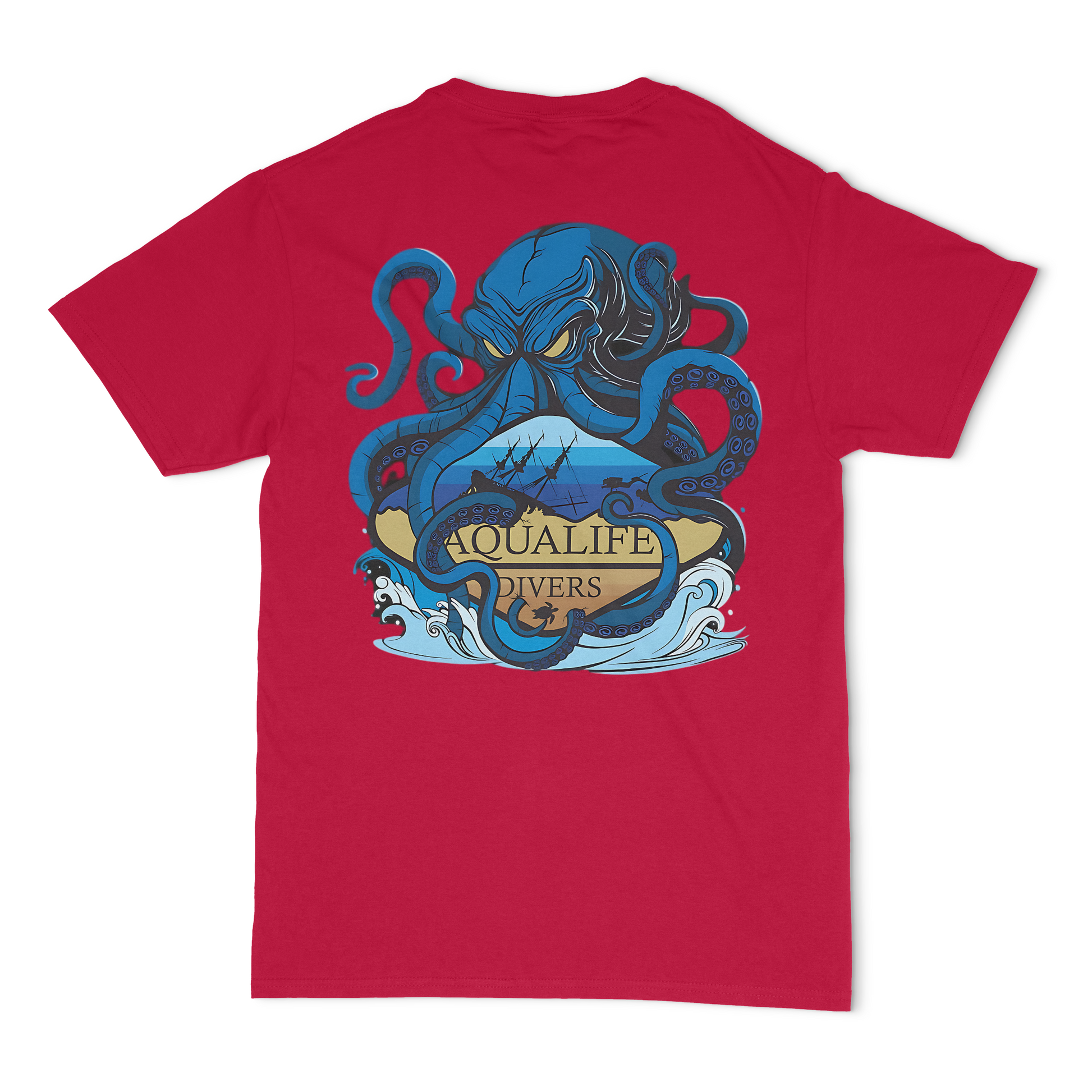 AquaLife Divers Front and Back Logo T-shirt
