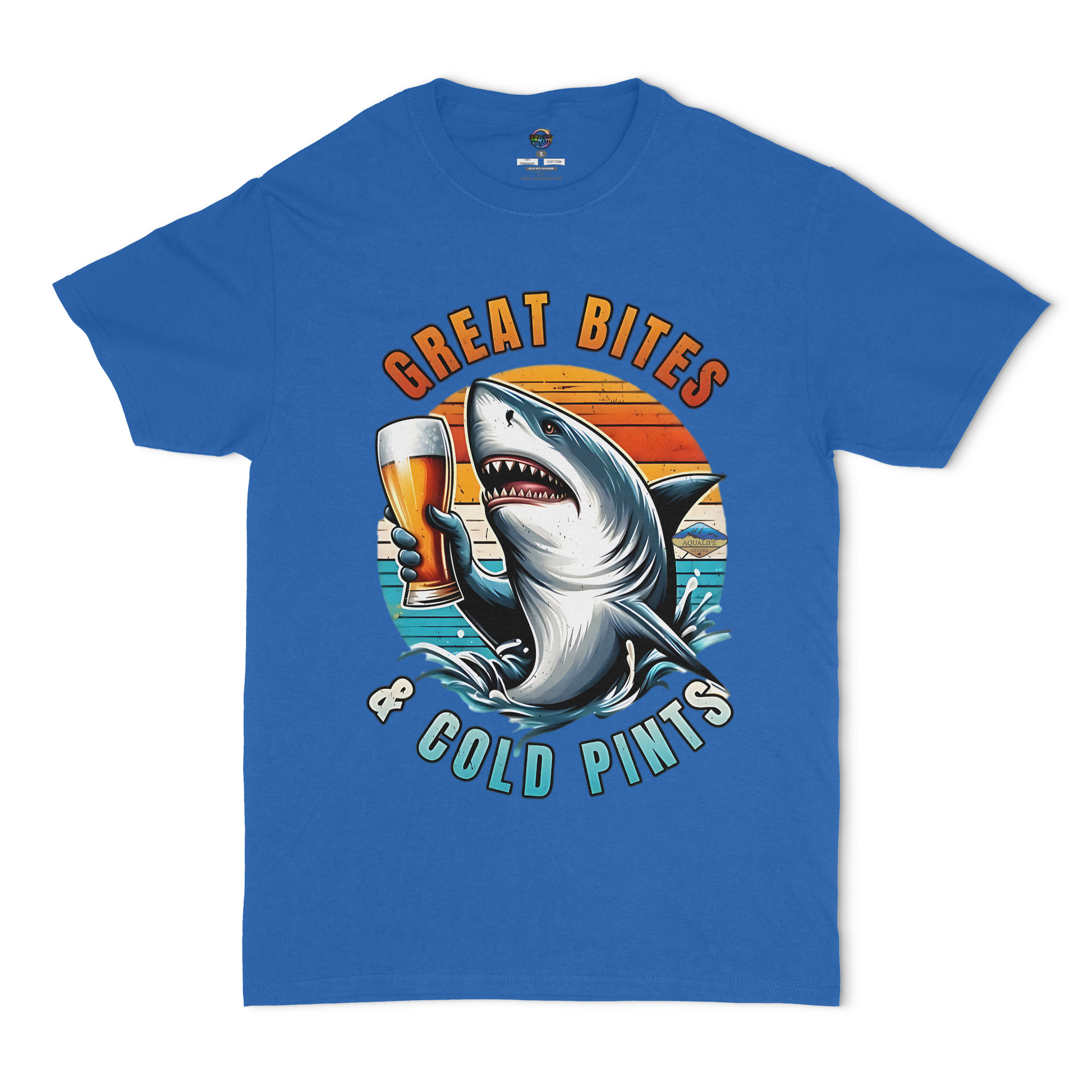 Great Bites and Cold Pints AquaLife Divers Unisex T-Shirt