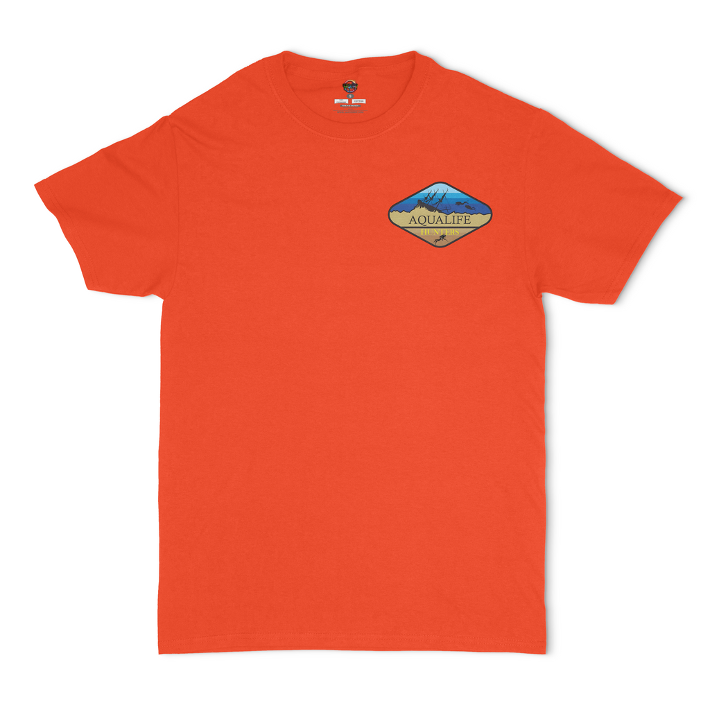 AquaLife Hunters logo Front and Back Unisex T-Shirt